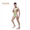 Einfarbiger, dehnbarer Sling-Badeanzug, Strand-Sexy-Hosenträger-Tanga, Mankini-Bademode