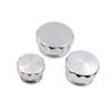 Car Aluminum Weldable Fuel Tank Filler Neck Set Universal Weld-on Fuel Water Inlet Pipe With Radiator Coolant Reservoir Caps 2 P