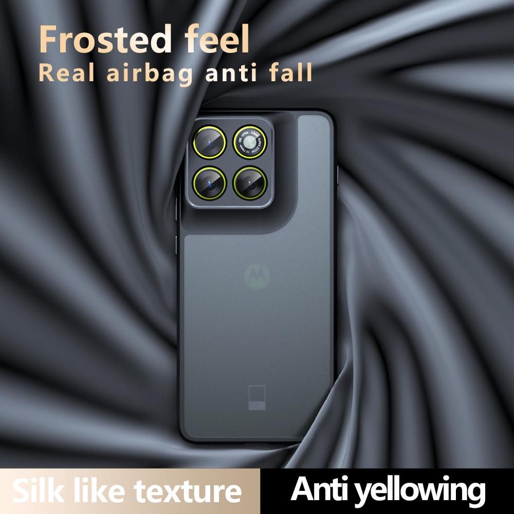 Für Motorola Signature XT2603-2 5G Mattes Acrylgehäuse für Moto Edge 70 Ultra X70 Air Pro Stoßfestes Hart-PC + TPU Hülle Bumper