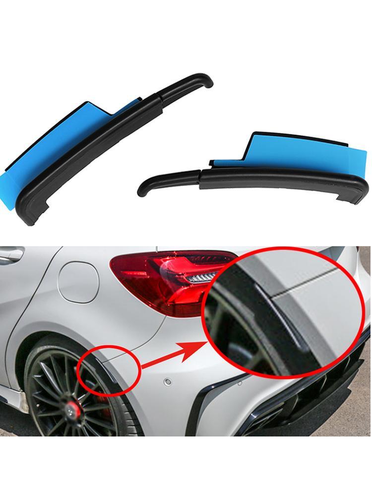 Rear Bumper Cover Trim Fender Flare Extension Wheel Eyebrow Carbon Black For Mercedes W176 A160 A180 A200 A250 A45 AMG 2013-2019