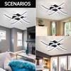 New Modern Art Ceiling Pendant with Tri Color Light, Modern Light, Living Room, Dining Room, Bedroom, Corridor Lighting Pendant