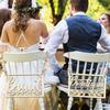 Creative Wooden Bride & Groom Wedding Chair Back Pendant