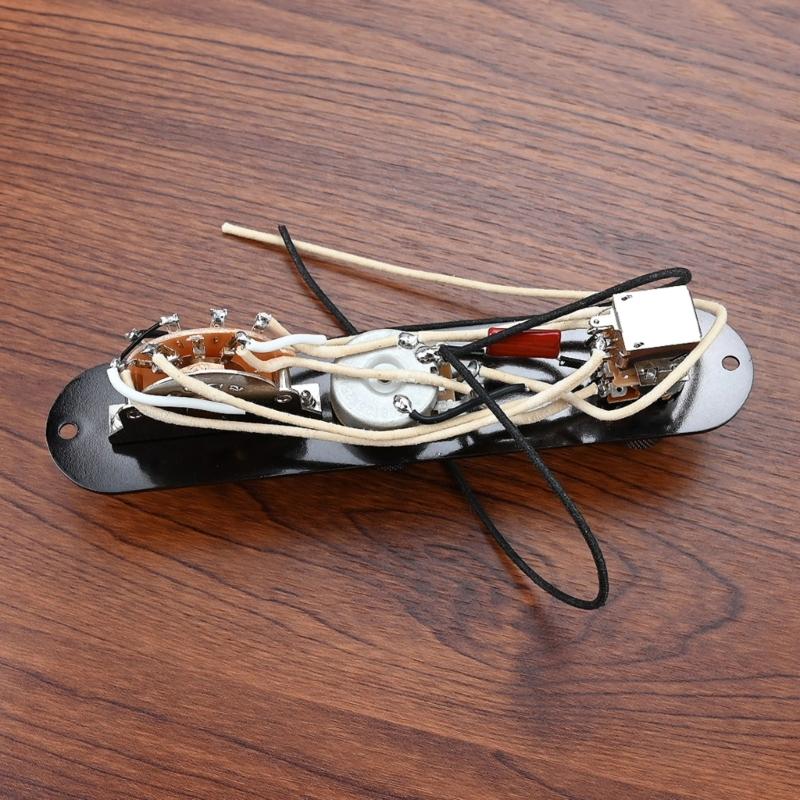 3 Way Guitar Control Plate Mounting Plate with Screws Compatible with Standard Style Electric Guitar Parts Replacement
