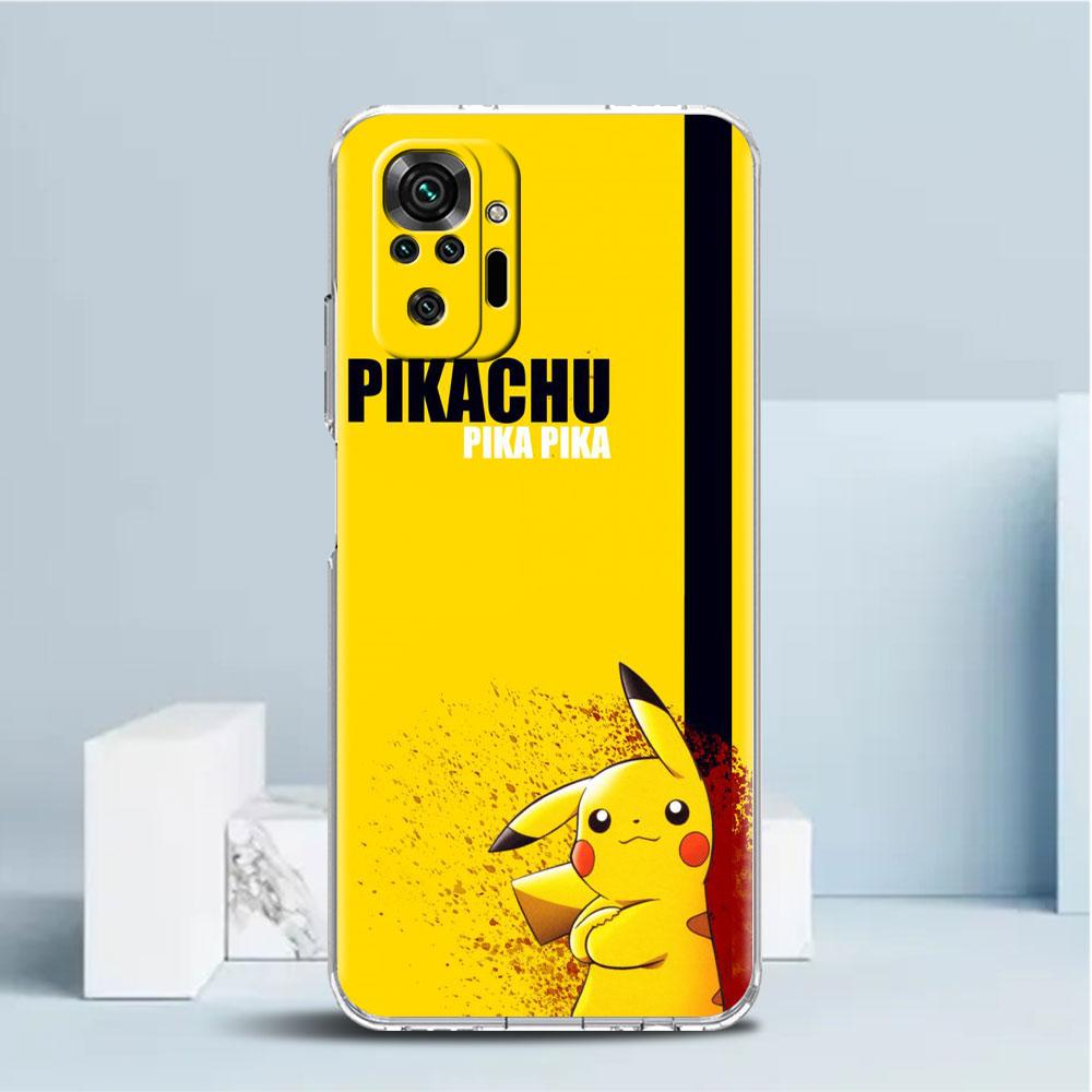 

Clear Case For Xiaomi Redmi Note 11 Pro 10 9 9S 8 8T 7 9A 9C 9T 10 10C K40 Transparent Soft Phone Cover Pkemon Redmi K40