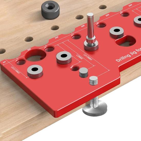 Cabinet Adjustable Shelf Jig Drill Guide Rustproof Corrosion Resistant High Accuracy Cabinet