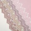 Solid Color Chiffon Embroidery Hijab - Ruffled Edge Long Scarf Islam Hijabs Women's Turbans Head Wrap Lightweight Scarf