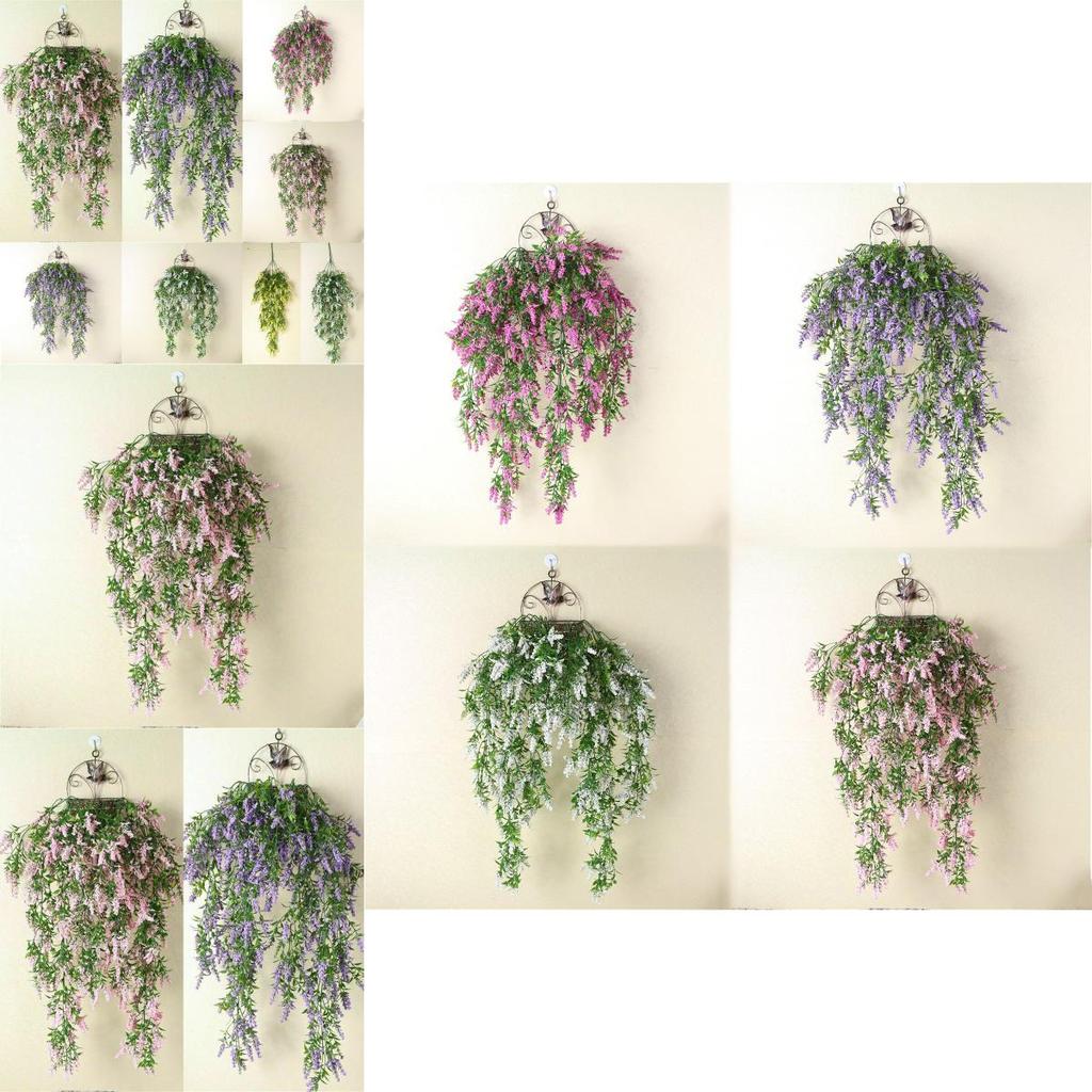 Stunning Artificial Lavender Ivy Flower Vine Garland For Wall Hanging Decor