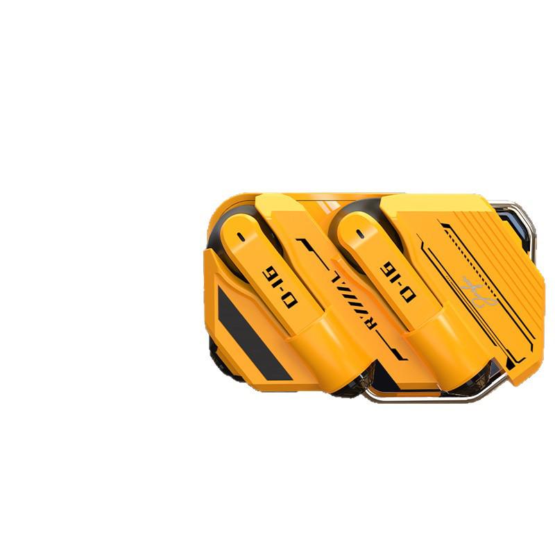 GQ-16 Bluetooth Headset: Cool Mecha Style, Semi-In-Ear, High-Quality Noise Reduction