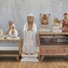 Buddha Statue Standing Whitewash 1m Welcome