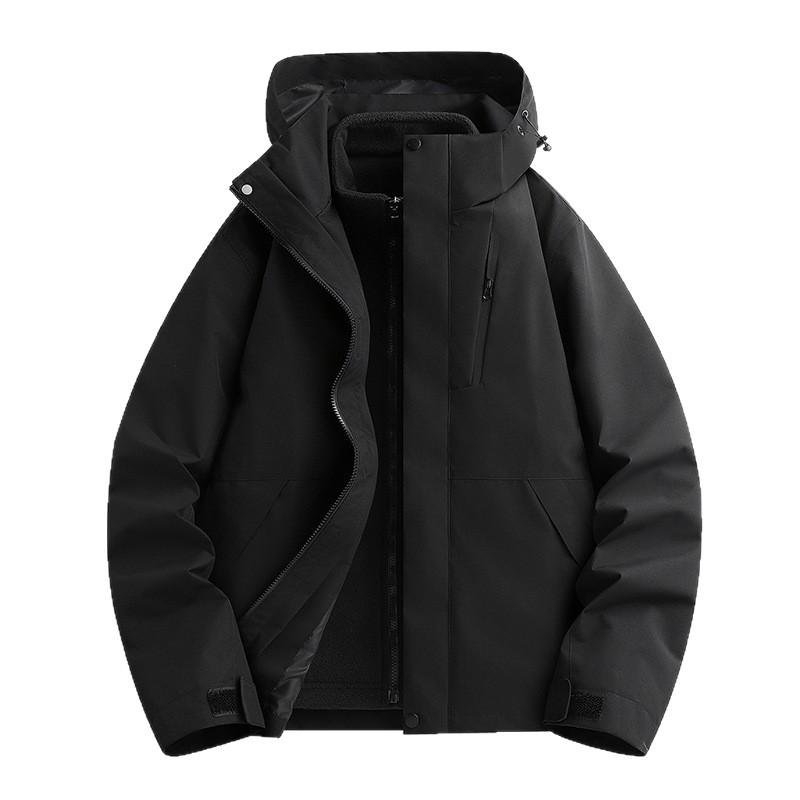 Unisex 3-in-1 Waterproof Windproof Mountaineering Jacket