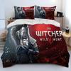 3D The W-Witcher Game cartoon Comfortable Duvet Quilt Cover Pillowcase Bedding Set Children Bedroom Decoration Home Textile