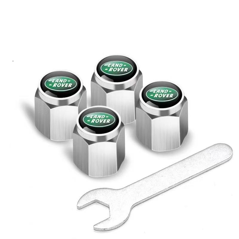 

Колпачки клапанов шин Land Rover для Range Rover Sport, Velar, Defender, Evoque, Freelander 2, Discovery Колпачки штоков клапанов автомобиля серебряный