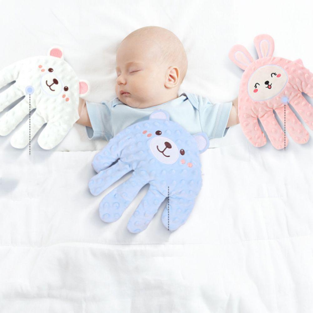 Ergonomický polštář pro miminko na spaní Automatický uklidňující polštář na ruku Uklidňující dlaně miminek Hračka pro miminko