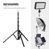KINGJOY FL2019 Adjustable Metal Tripod Light Stand 8kg 17.6lbs Load Capacity 1 4 Inch Screw Max. Height 180cm 5.9ft
