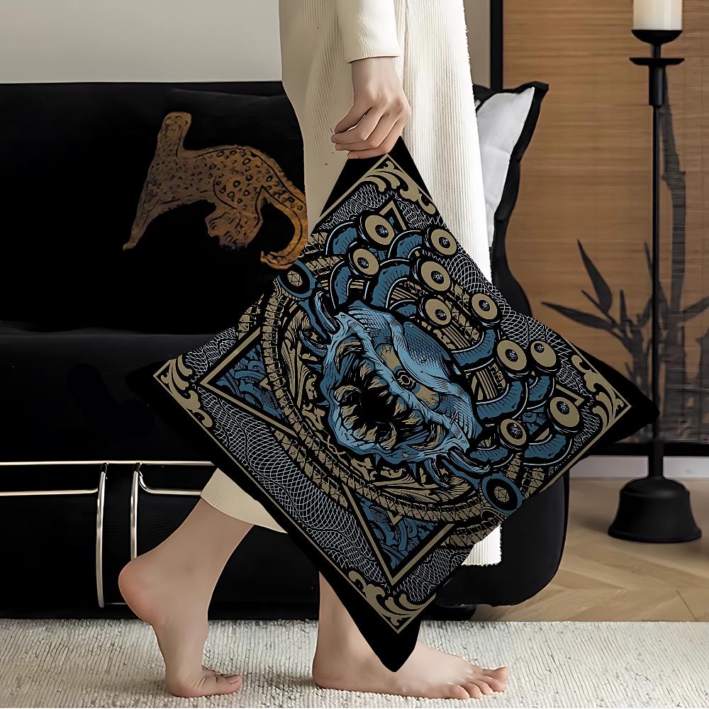 Game D-Dungeons And D-Dragons Cushion Cover Inches Farmhouse Decor Home Throw Pillow Covers For Couch Decorations