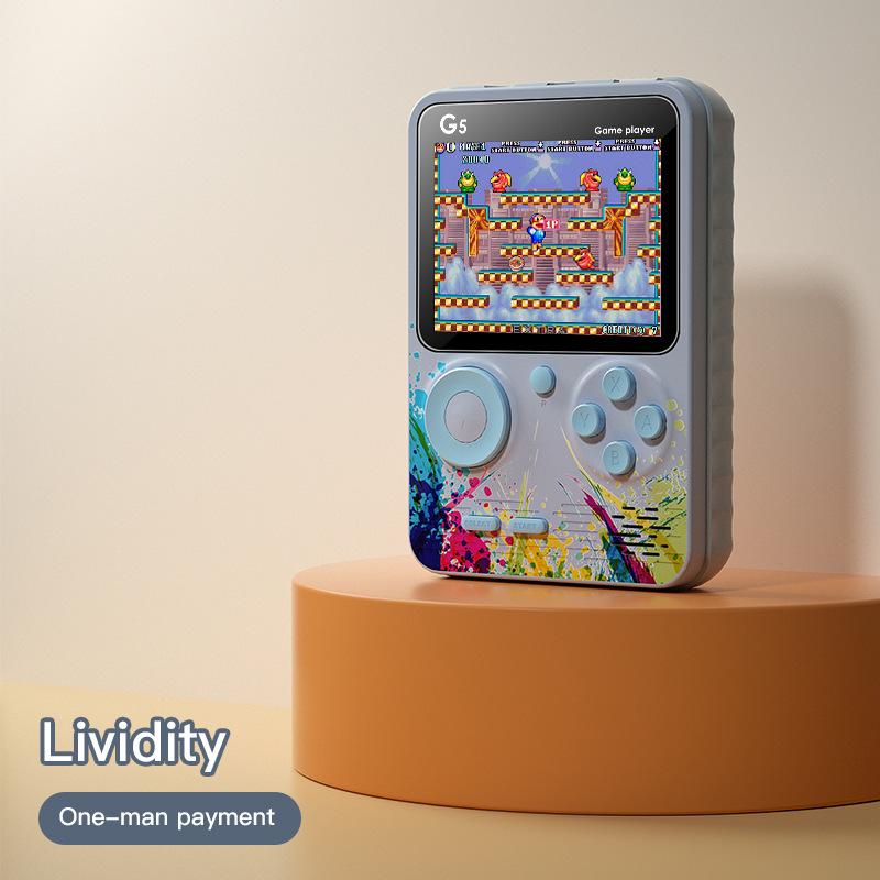 G5 Handheld Game Console - 500-in-1 Classic Games, Double-sided Retro Toy, Children s Nostalgic Item