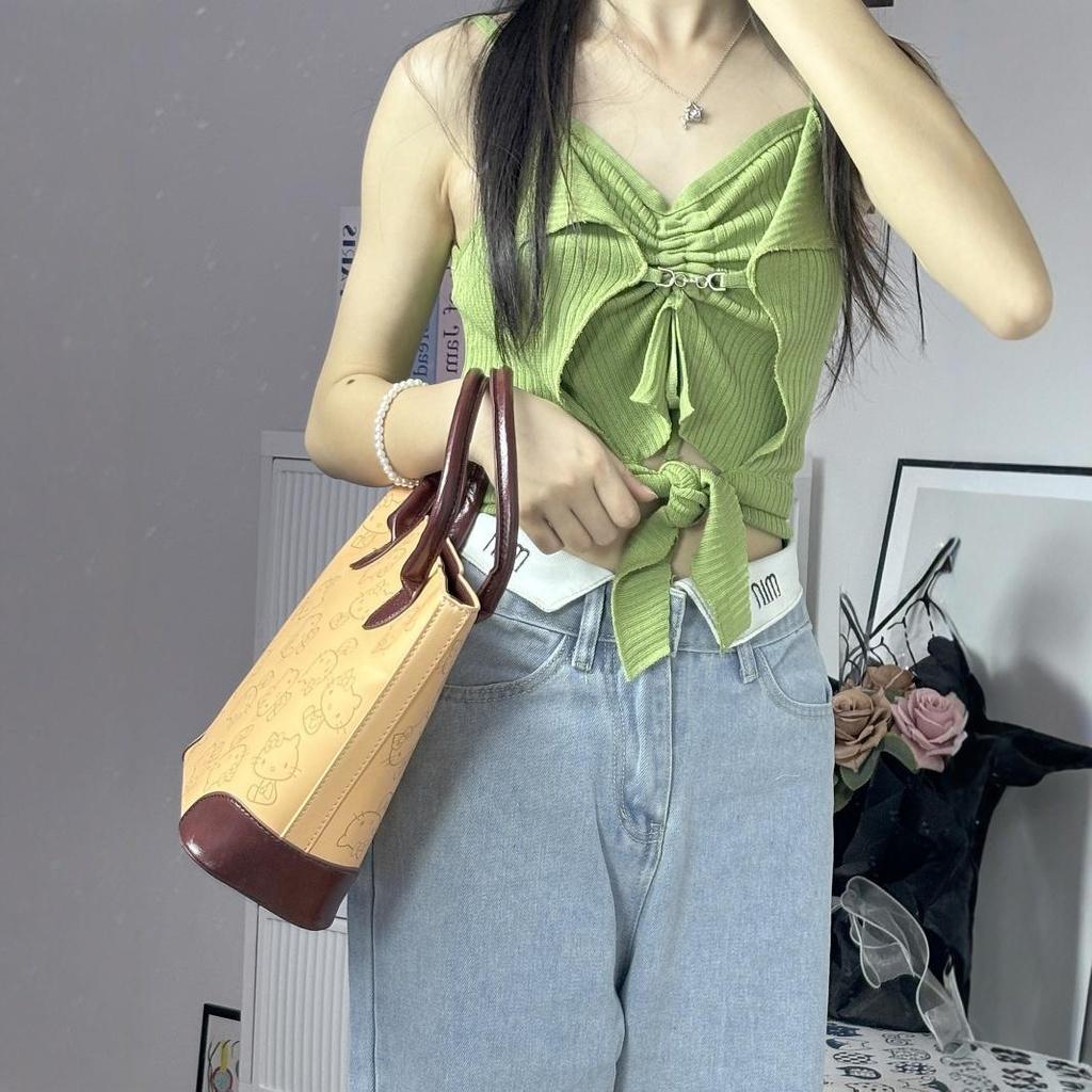IELGY All-Match High-Value French Cute Handbag Niche All-Match Commuter Shoulder
