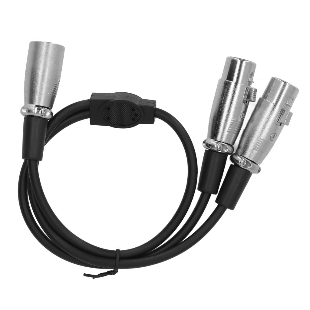 XLR Stecker auf Dual XLR Buchse Kabel Verlustarm XLR Y-Verteilerkabel für Lautsprecher Mikrofone DVD-Player
