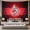 Custom Name Text Tapestry FC Köln Personalized Polyester Wall Tapestry For Bedroom And Room