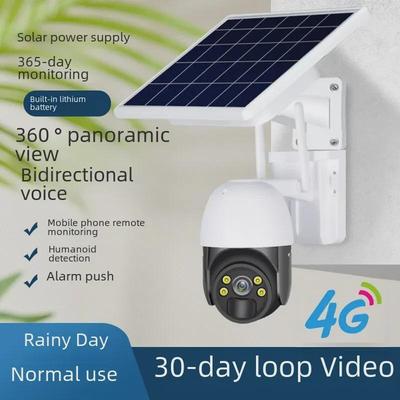 360° solarbetriebene 4G-Drahtlos-Überwachungskamera für den Innen- und Außenbereich