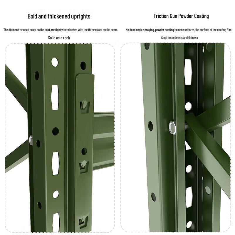 Yishunda Heavy-Duty Mobile Storage Shelf