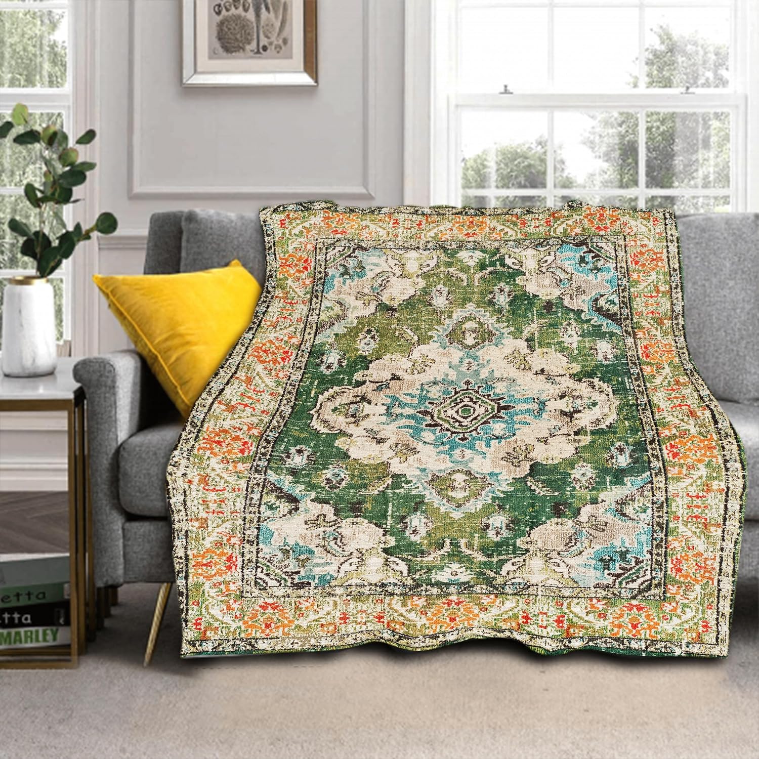 Cowhide Pattern Blanket Faux Animal Print Throw Cozy Living Room Decor Rustic Home Textile Soft Fleece Cover 75x90cm