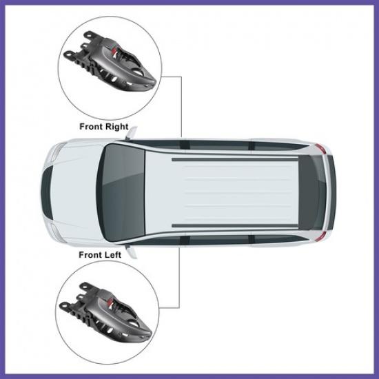 Front Rear Left Interior Door Handle Fit for Hyundai Elantra 11-16