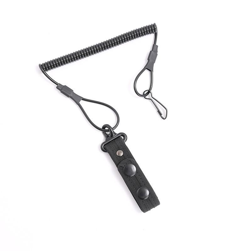 Outdoor Steel Wire Rope Popular Anti-theft Anti-loss Anti-cutting Nylon Task Direct Sales чёрный