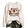 Women's Casual Christmas Print Long Sleeve Neck Top