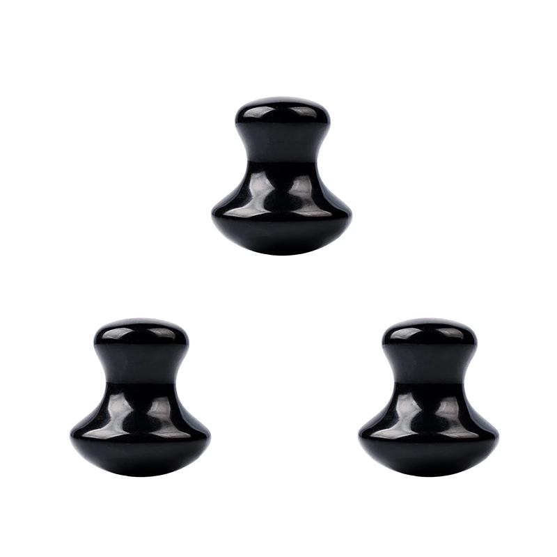 Natural Jade Mushroom Shape Quartz Gua Sha Massage Tool Crystal Guasha Stone For Spa Relaxing Meditation Scraping Massager
