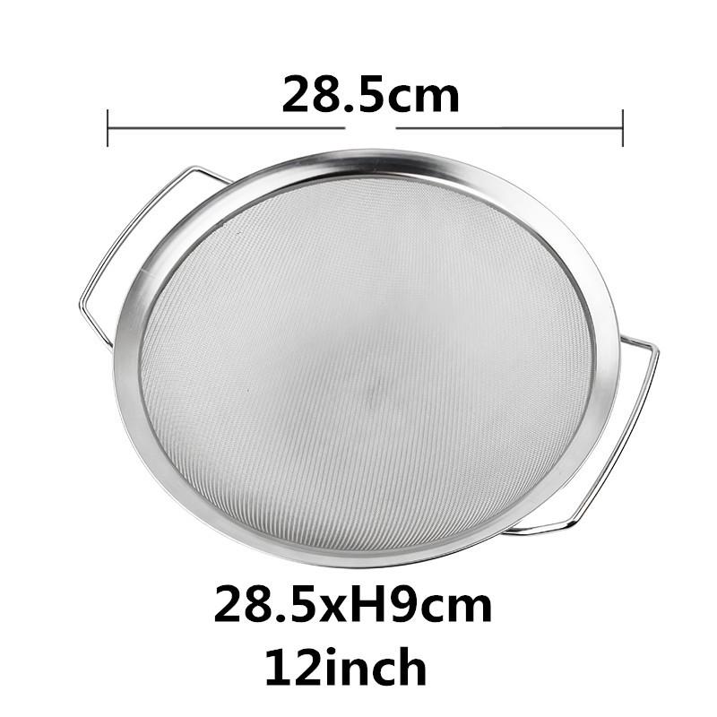 Ölaufbewahrung mit Frittierölsieb, Korb, Schüssel, Kochutensilien, Netz, Ölleck, Edelstahlfilter, Netz, frittierte Ölschlacke