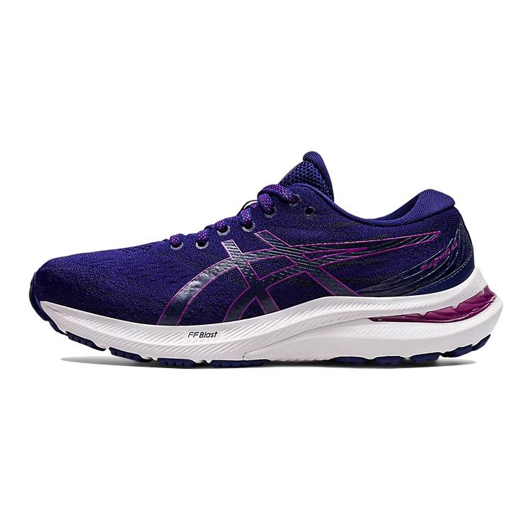 Nye Asics GEL KAYANO 29 Sklisikre og Slitesterke Pustende Lav Topp Løpesko for Barn Mørkelilla Tenåringer 1014A275-401
