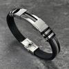 Fashionable Gift ,Simple ,Elegant And Versatile Men ’S Silicone Bracelet 