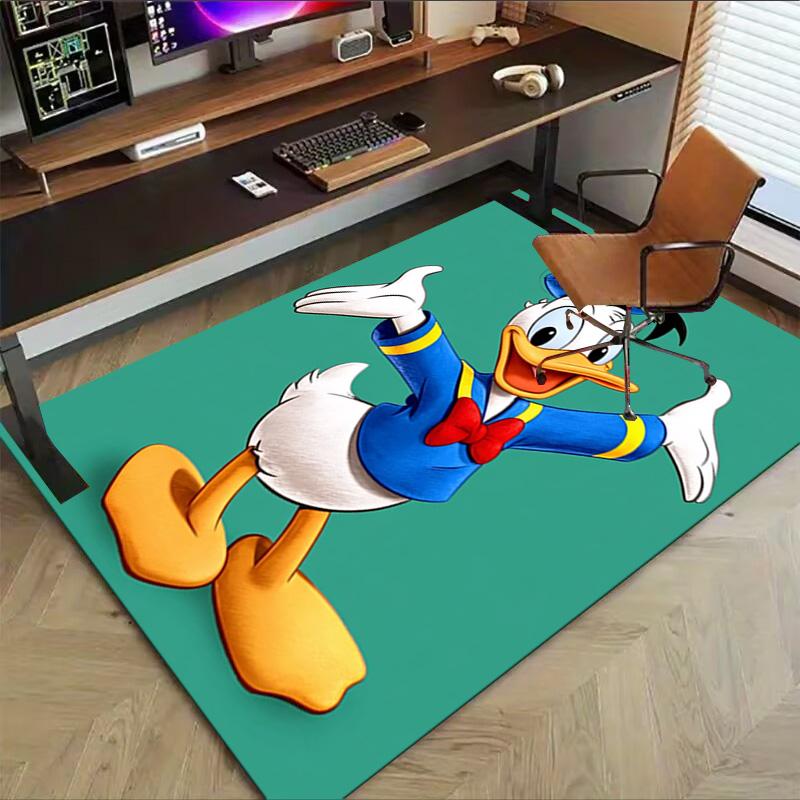 Donald Duck Adventure Carpet For Playroom Bedroom Living Room Sofa Home Decorkids Game Area Rug Nonslip Floor Mat