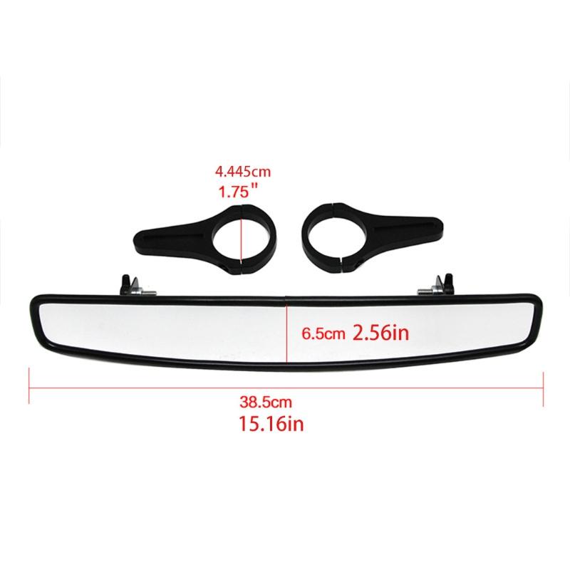 Rearview Mirror for Bicycle ATV UTV Handlebar Mount Convex Mirror Universal