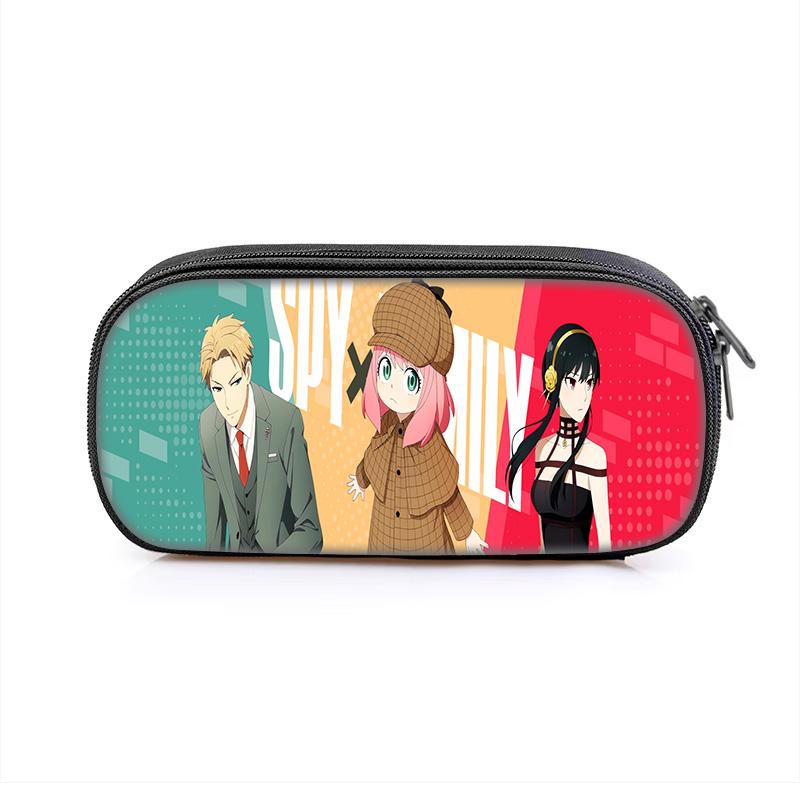 SPY×FAMILY Federmäppchen vielseitig Cartoon große Kapazität beliebtes Produkt, bestes Geschenk für Jungen und Mädchen zum Schulanfang und Geburtstag