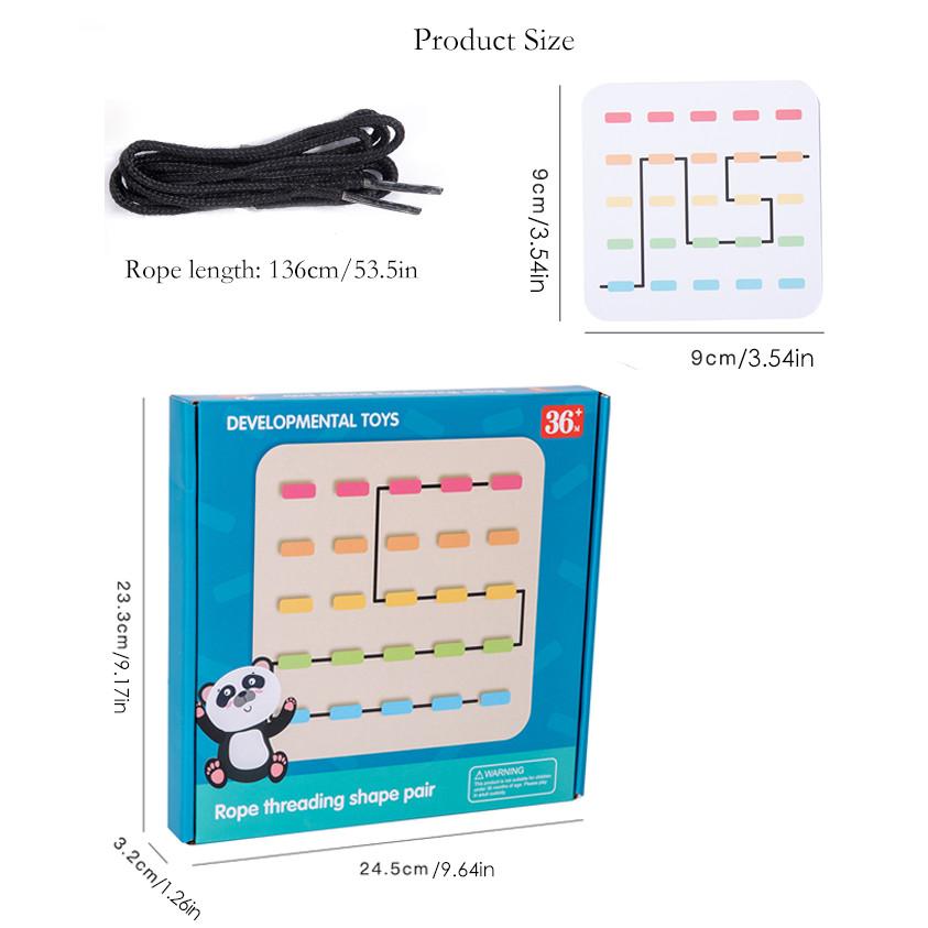 Fun and Educational Rope Toy, Hand-eye Coordination Training, Baby Early Education Enlightenment Game