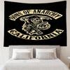 Anarchy Motorcycle Club Tapestry Hanging for Bedroom,Livingroom, Playroom,Decor Art Room Wall Tapestry Holiday and Birthday Gifts