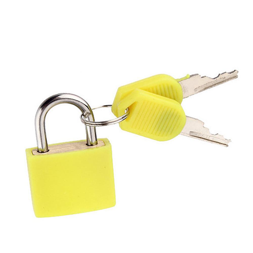 

8pcs Mini Padlock Zinc Alloy Colorful Travel Suitcase Padlock Lock for Dormitory