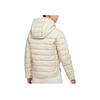 Nike Solid Color Windproof Warm Sports Hooded Down Jacket Women Jackets Off-White DR1585-206