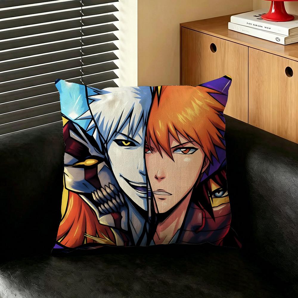 Anime BBLEACH Cushion Cover Creative Pillowcases for Interior Decoration Office Living Room Home Car Hot