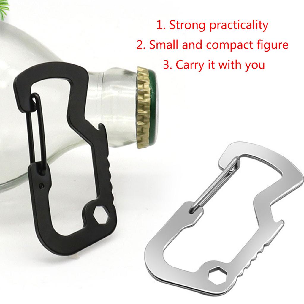 Handy Keychain Bottle Opener Reliable Key Holder Easy To Carry Keyring with Bottle Opener Perfect for Parties and Travel