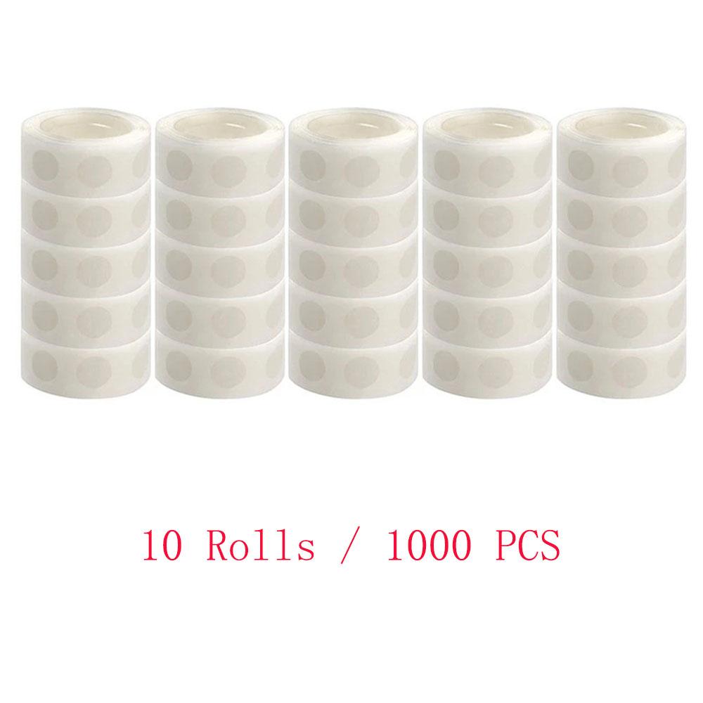 1000Pcs Balloon Glue Points - Sticky Adhesive Dots for Latex & Foil Balloons, Party Decoration
