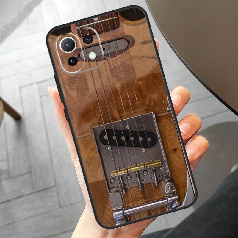 Guitar Violin Fiddle Music Case For Xiaomi 14 13 Ultra 11T 12T 13T Pro 12 Lite POCO X6 F6 Pro M6 X5 X3 F3 M5s F5 Cover