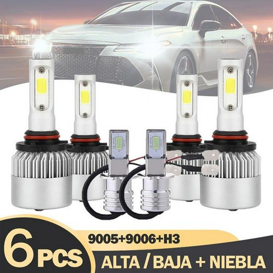 LED Scheinwerfer Kombi-Set: H11, H8, H9005, 9006, H4, H7, H13, 9007, 880, 881