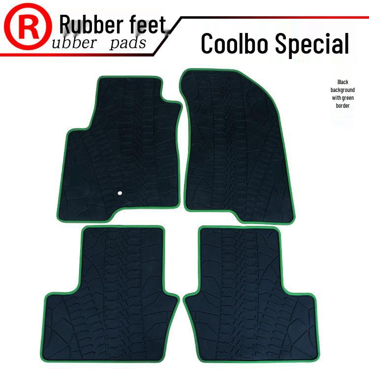 

Custom Rubber Floor Mats for Dodge Caliber Beige with Beige Edge