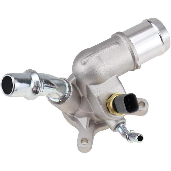 Aluminium Engine Thermostat Housing Coolant Fit for Dodge Dart 2012-2016 Jeep Cherokee 2014-2020 Jeep Renegade 2015-2020 Chrysler 200 2015-2016 Ram