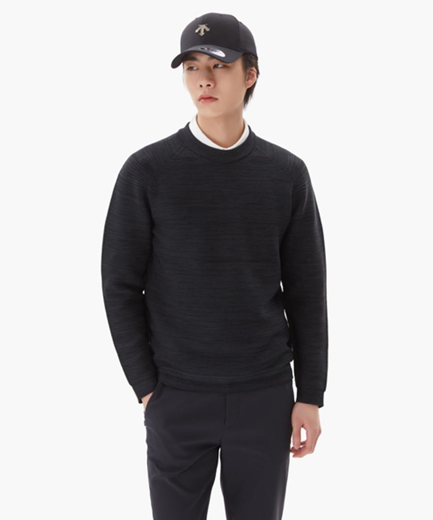 DESCENTE GOLF Men'S Crew Neck Jacquard Sweater (Dp11Mfkp21)