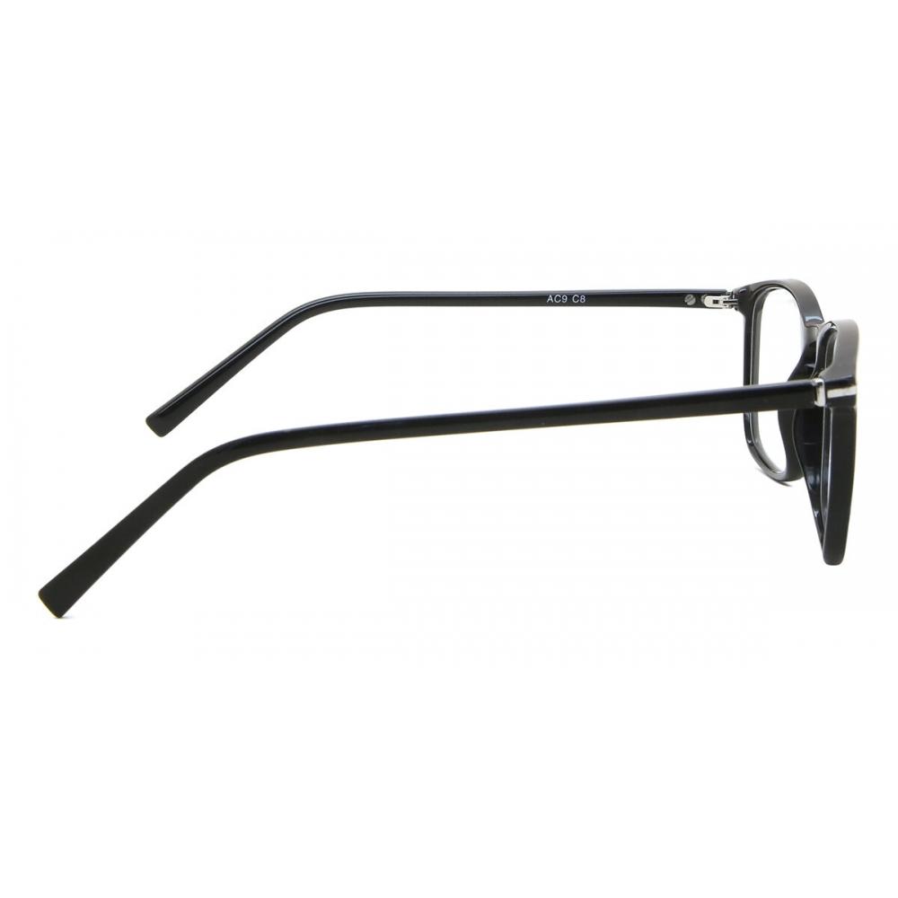 Full Rim Square Black Smartbuy Collection Elk Ac9 Fashion Unisex Eyeglasses
