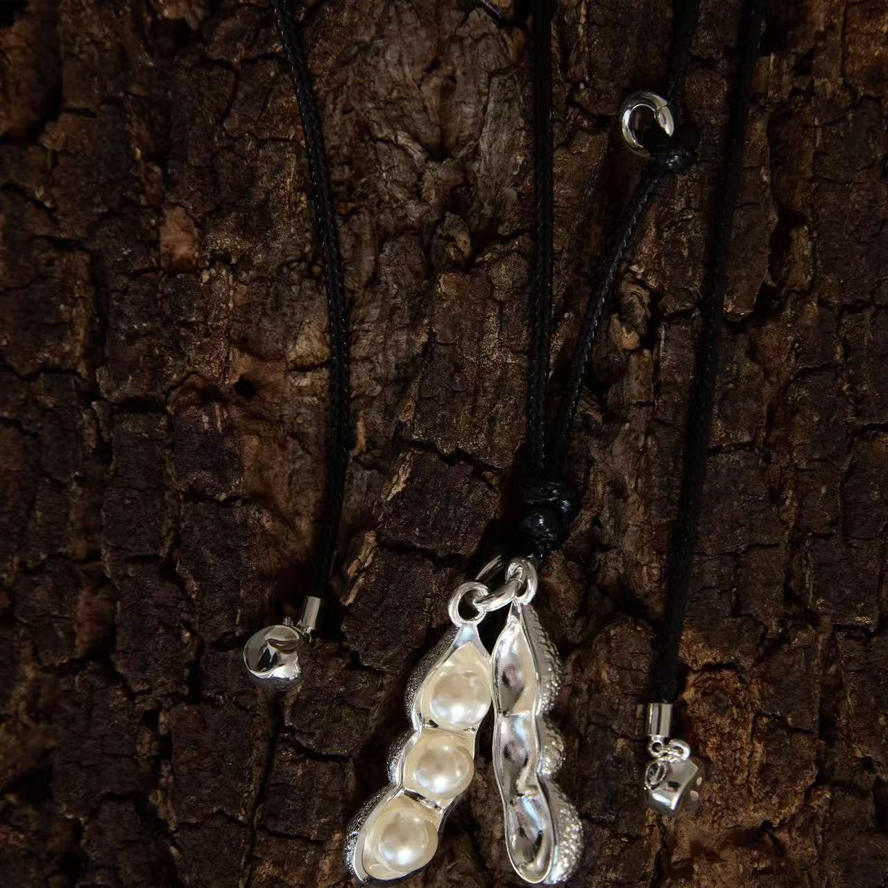 Ретро жемчужное ожерелье-подвеска  Горошек : Женская высококачественная модная цепочка для свитера